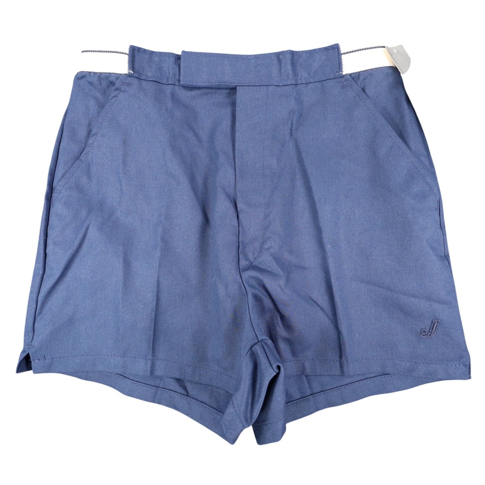 Jantzen Shorts Mens 30 Vintage 80s Navy Blue Cotton Blend Made in USA NWT 1M401